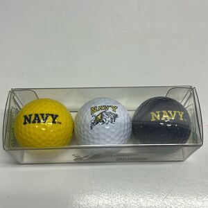 NULA 3-ball Package Golf Ball Gift Set Collegiate Naval Academy NAVY- Vintage